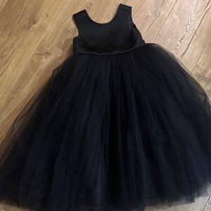 Elegant Black Tulle Dress